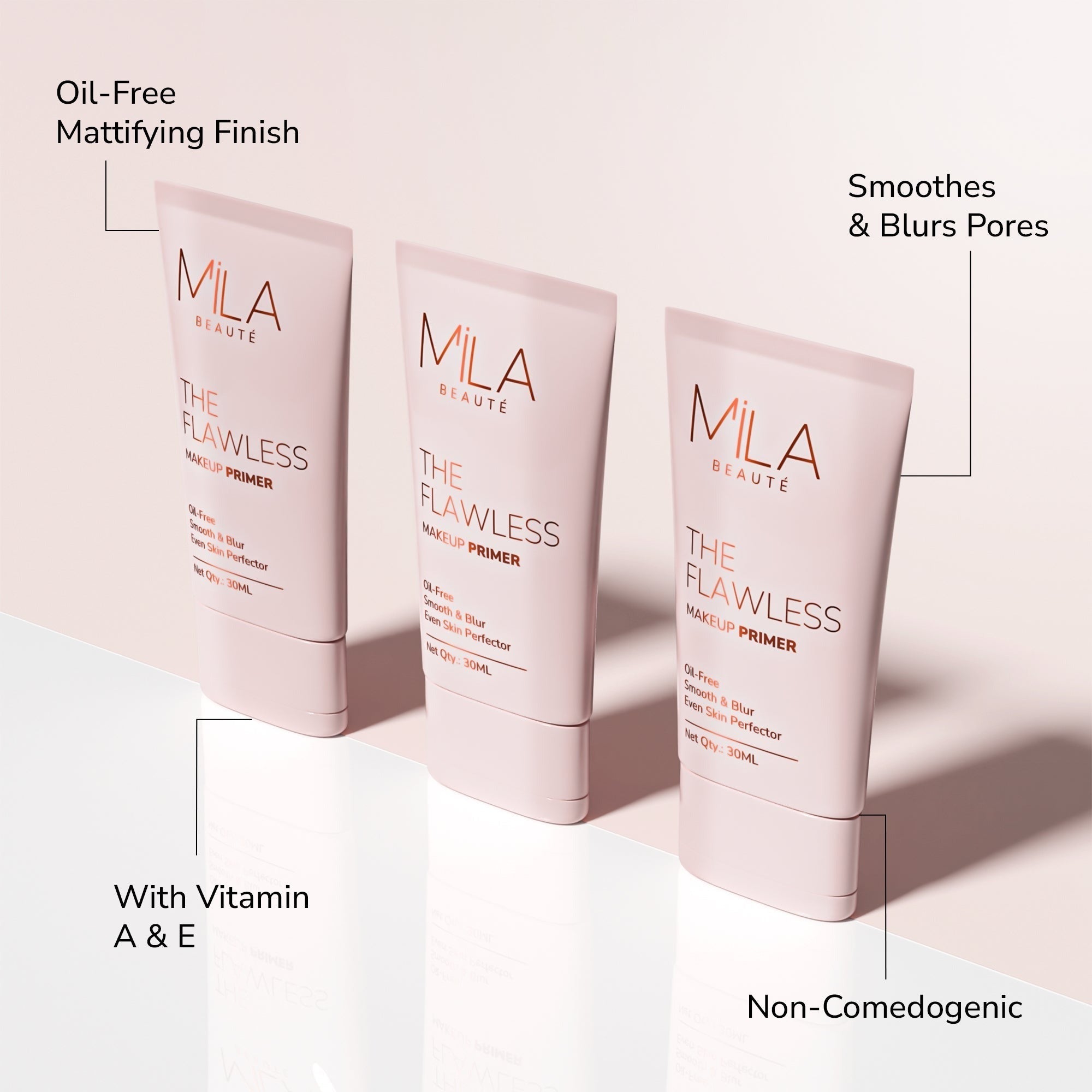 Mila Beaute Makeup Primer and Makeup Fixer
