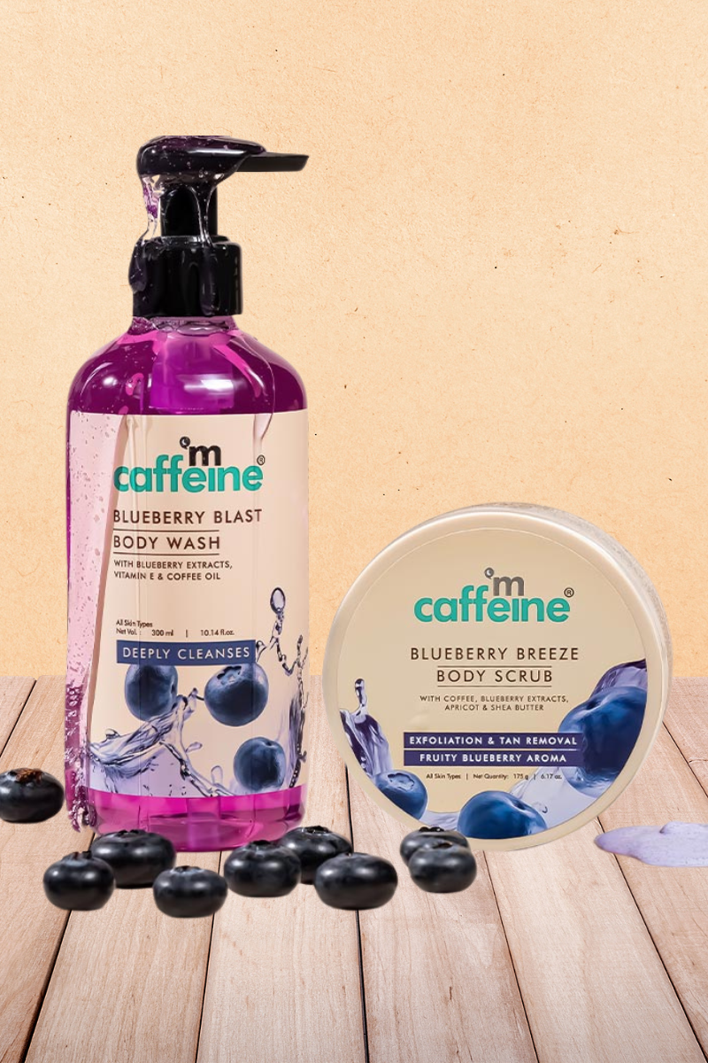 mCaffeine Blueberry Blast Detan & Cleanse Duo