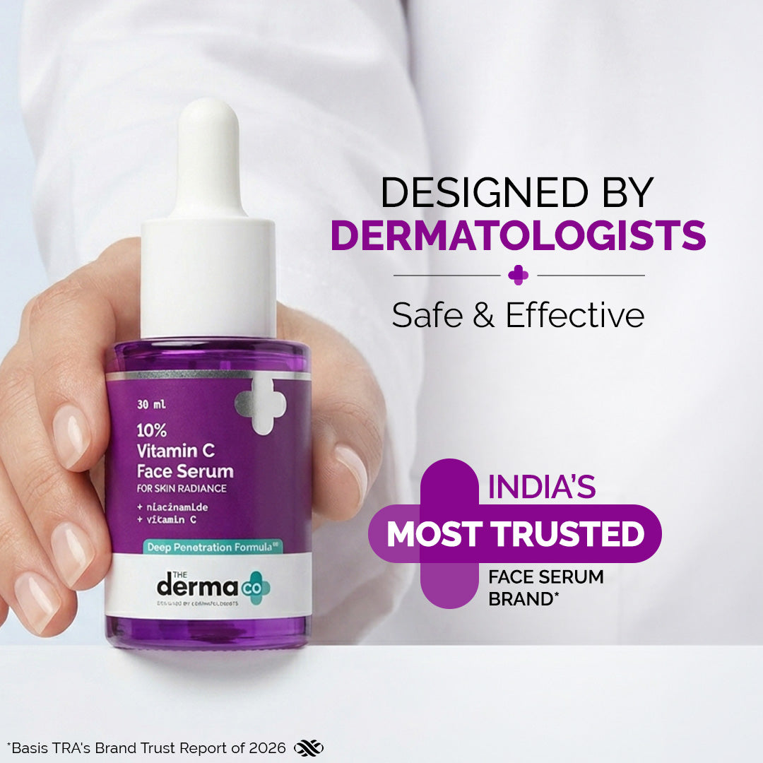 Derma Co 10% Vitamin C Face Serum with 5% Niacinamide & Hyaluronic Acid