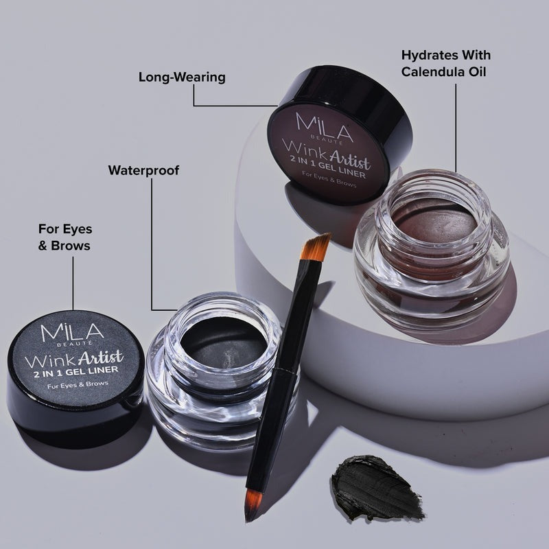 Mila Beaute Wink Artist 2 in 1 Gel Eyeliner