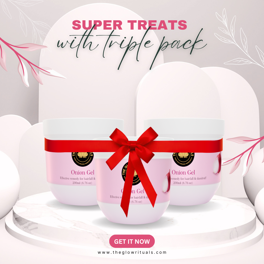 The glow rituals Onion Gel - Combo Of 3