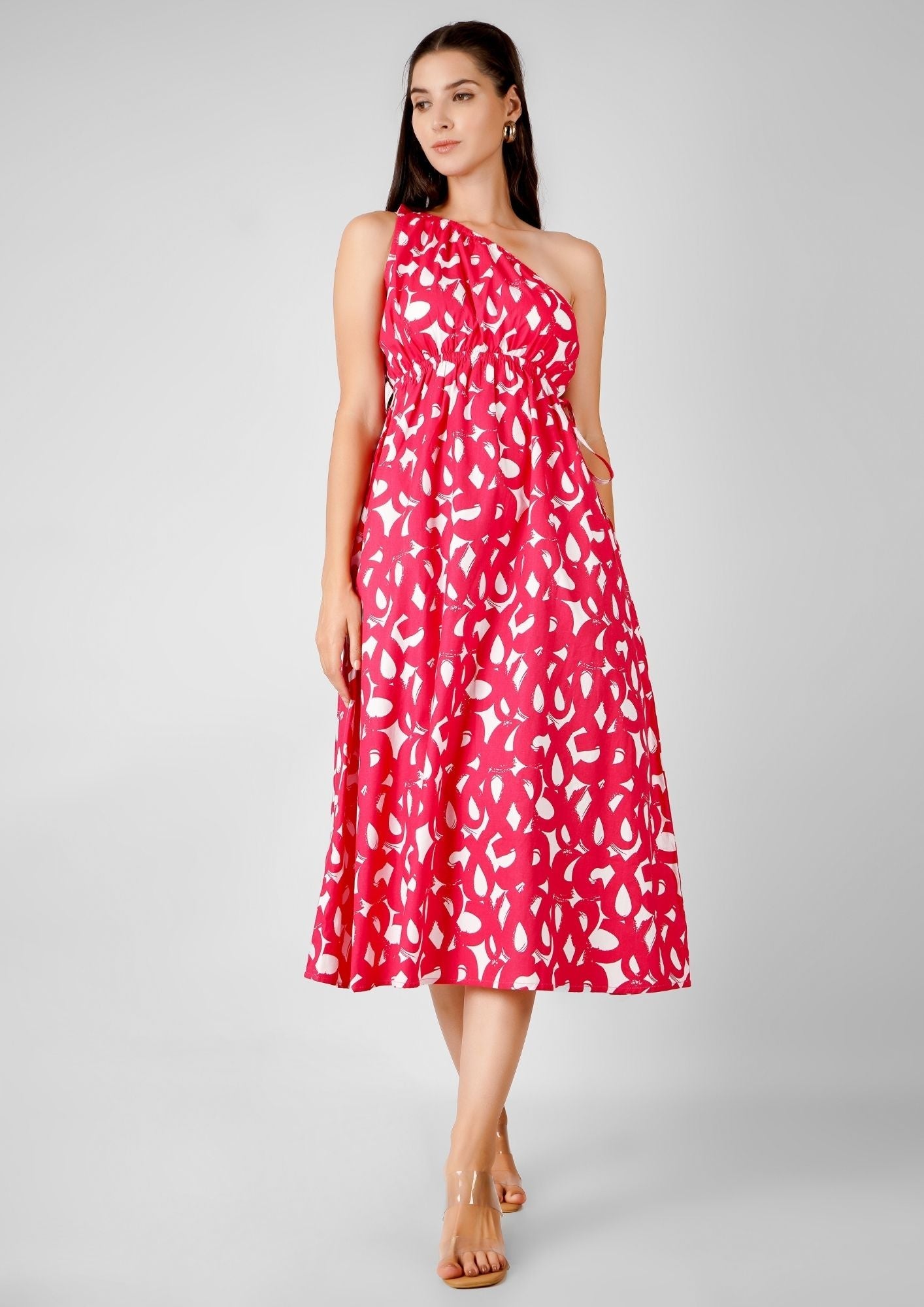 Studio OJS One Shoulder Maxi Dress
