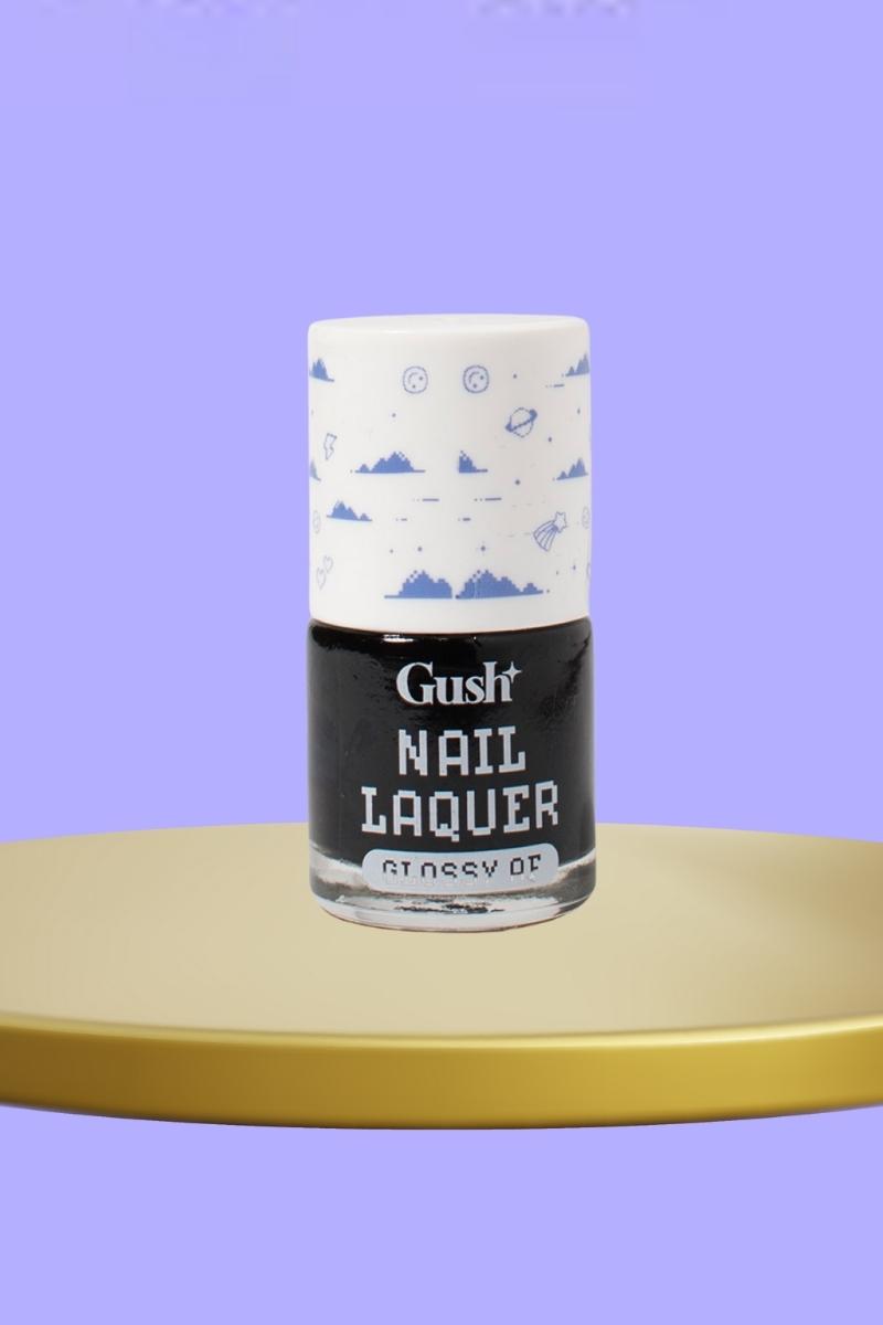 Gush Beauty Black Currant Black Nail Lacquer