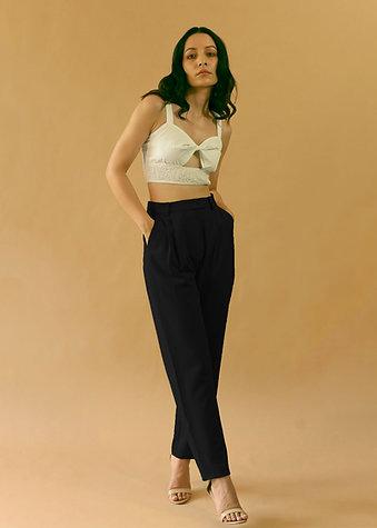 Studio OJS Black Narrow Trousers
