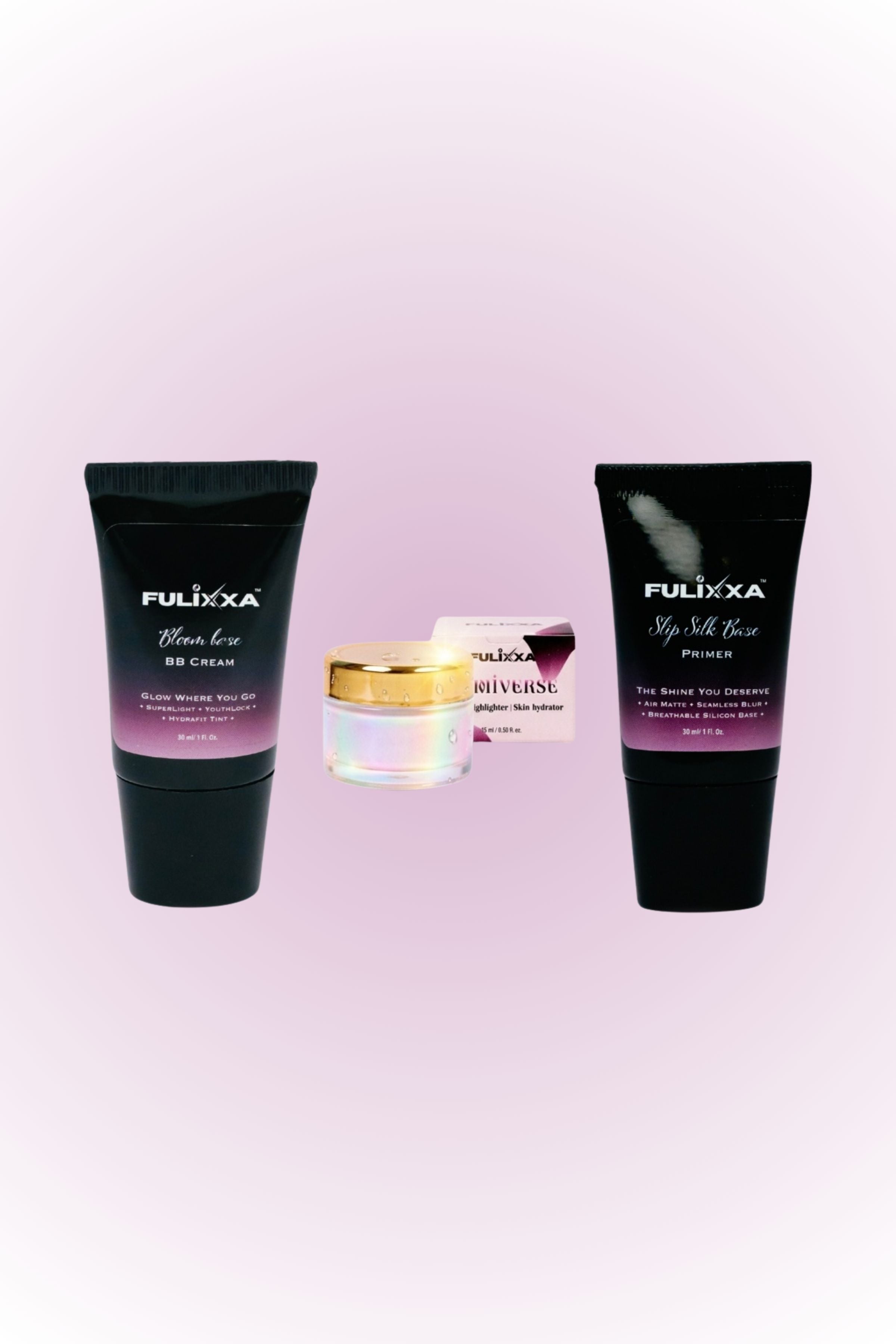 Fulixxa Sweat Proof Glow Kit - Summer sale special - Pack Of 4 {with free gift inside}
