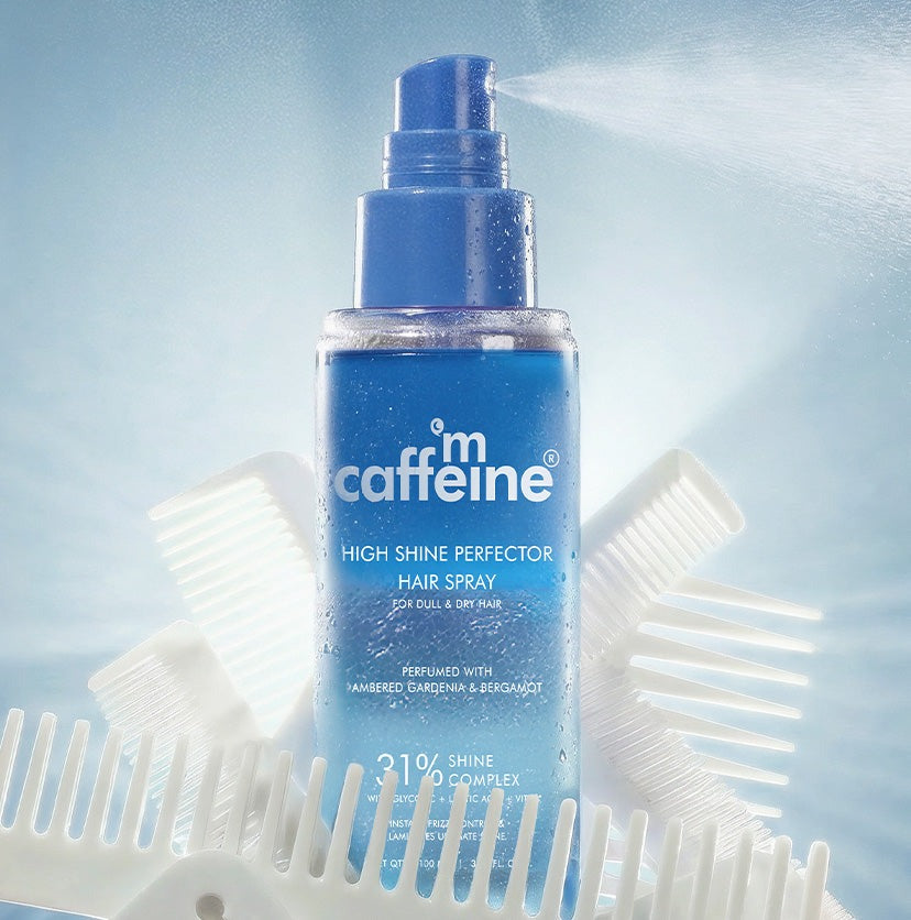 mCaffeine Anti-Frizz Perfume Hair Spray - 100g