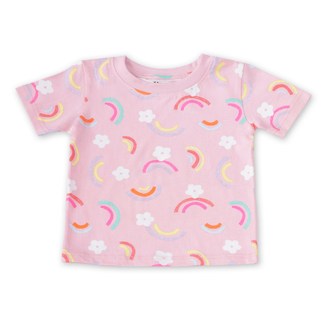 Urbanrac Rainbow Print 100% Cotton T-Shirt