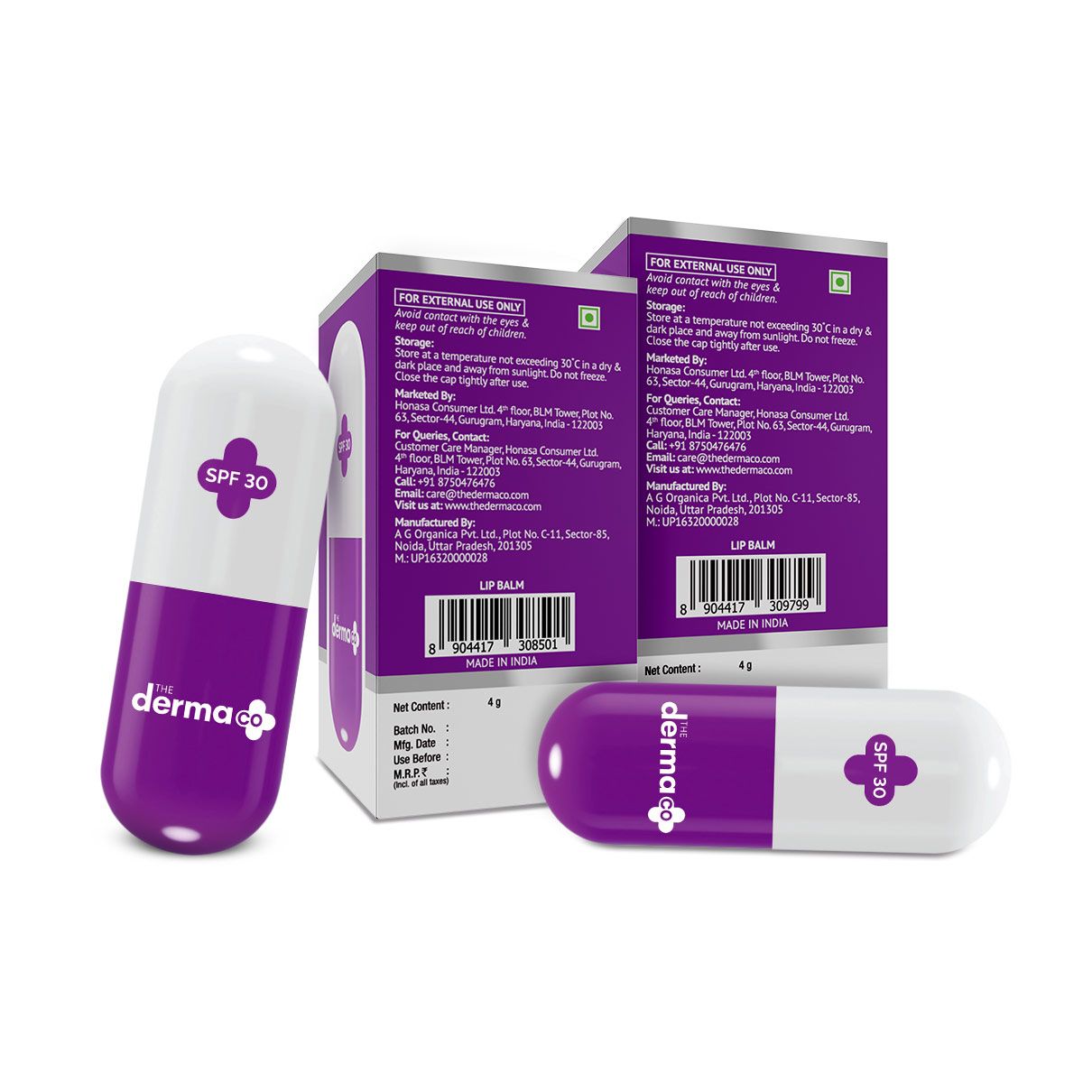 Derma Co Heal And Nourish Lip Combo