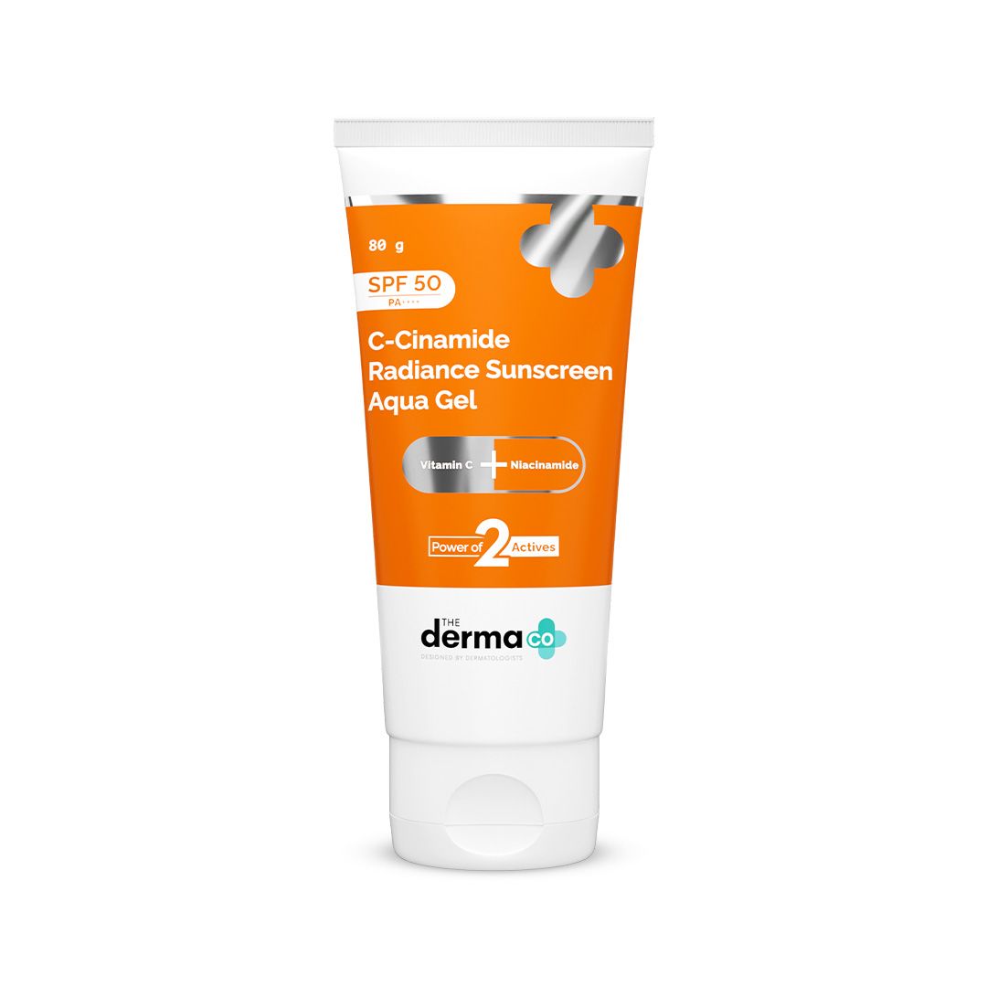 Derma Co C-Cinamide Radiance Sunscreen Aqua Gel SPF 50 PA++++
