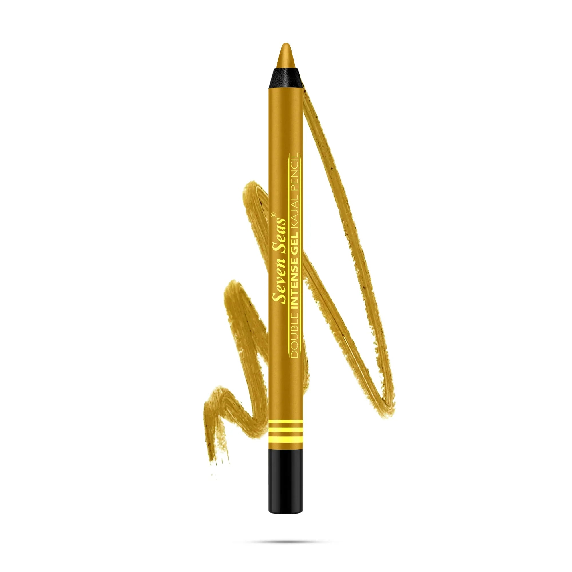 Seven Seas KA-608-Gold-01 Double Intense Coloured Kajal