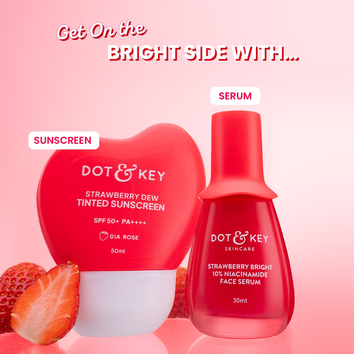 Dot & Key Strawberry + Niacinamide Bright Skin Duo - 80ml