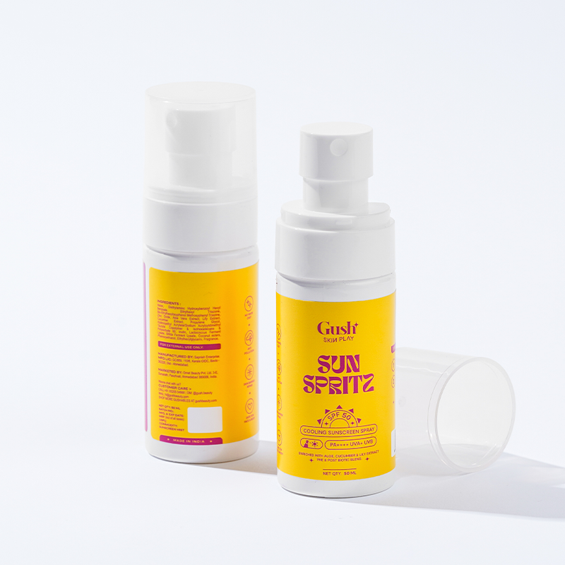 Gush Beauty Sun Spritz SPF 50+ Sunscreen Spray