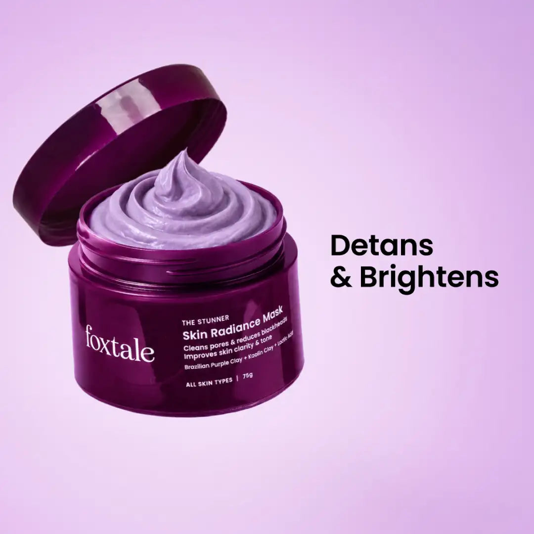 Foxtale Cherry Collagen Clay Mask + Radiance De-Tan Mask (combo)