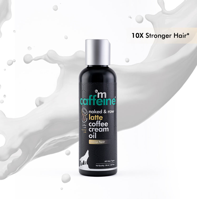 mCaffeine Damage Repair Latte Shampoo With Coconut Milk - 250ml