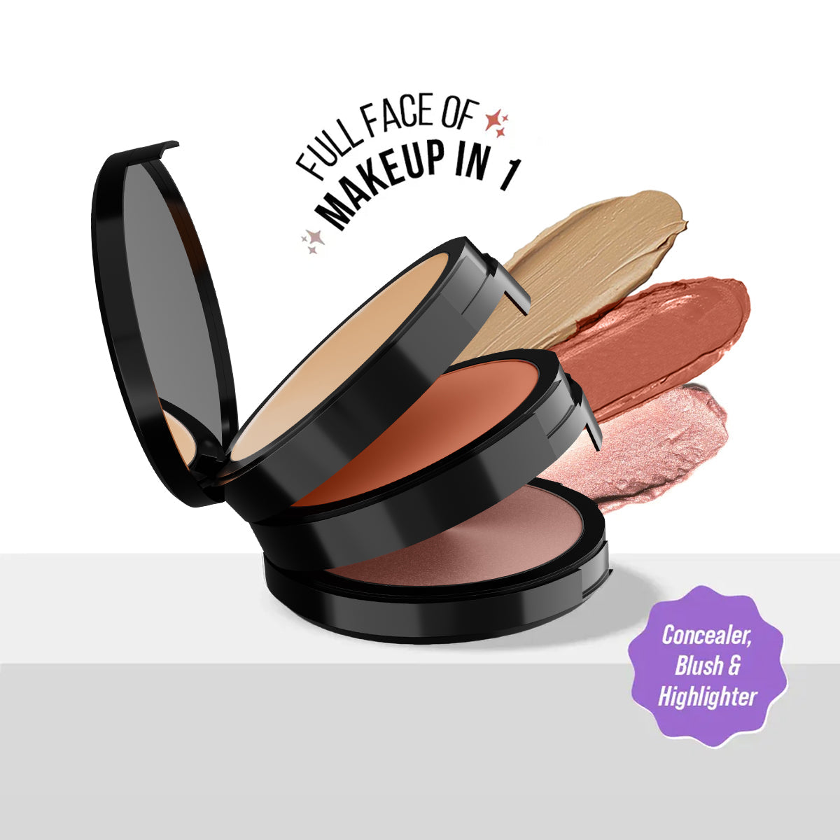 Staze Triple Treat Stacked Face Palette