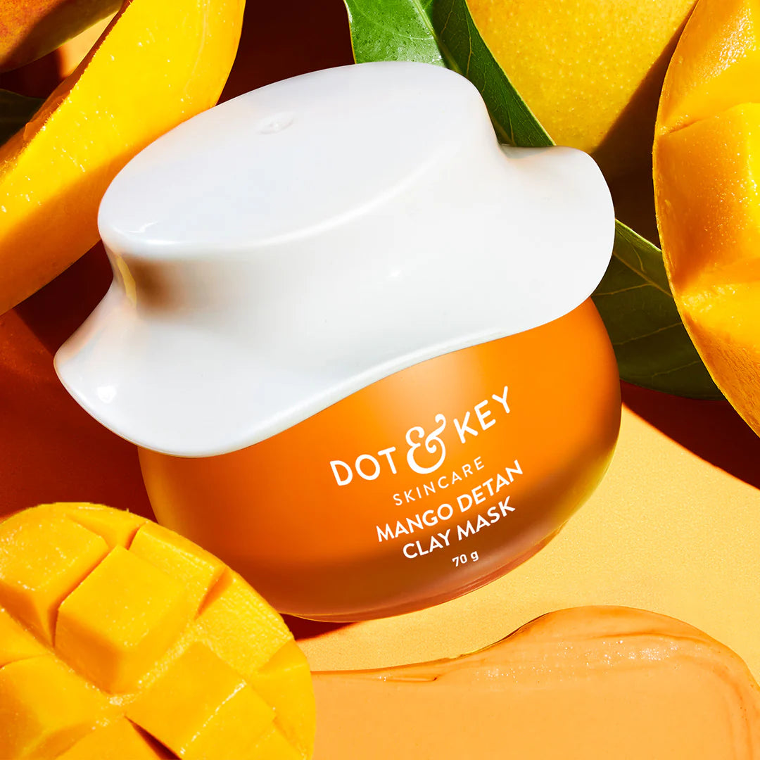 Dot & Key Mango detan face wash + detan clay mask