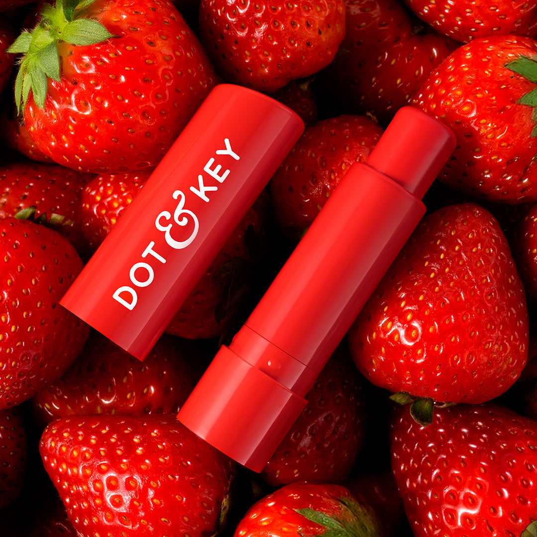 Dot & Key Barrier Repair Hydrating Lip Balm In-Vivo Tested SPF 50+ PA+++ - Cherry Crimson - High Tinted