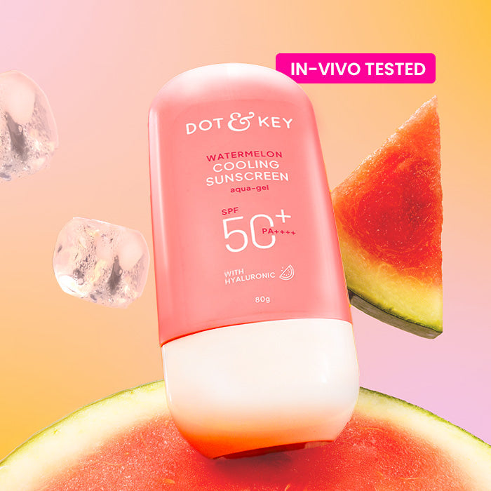Dot & Key Watermelon Cooling Sunscreen, IN-VIVO Tested SPF 50+ PA++++ - 80g
