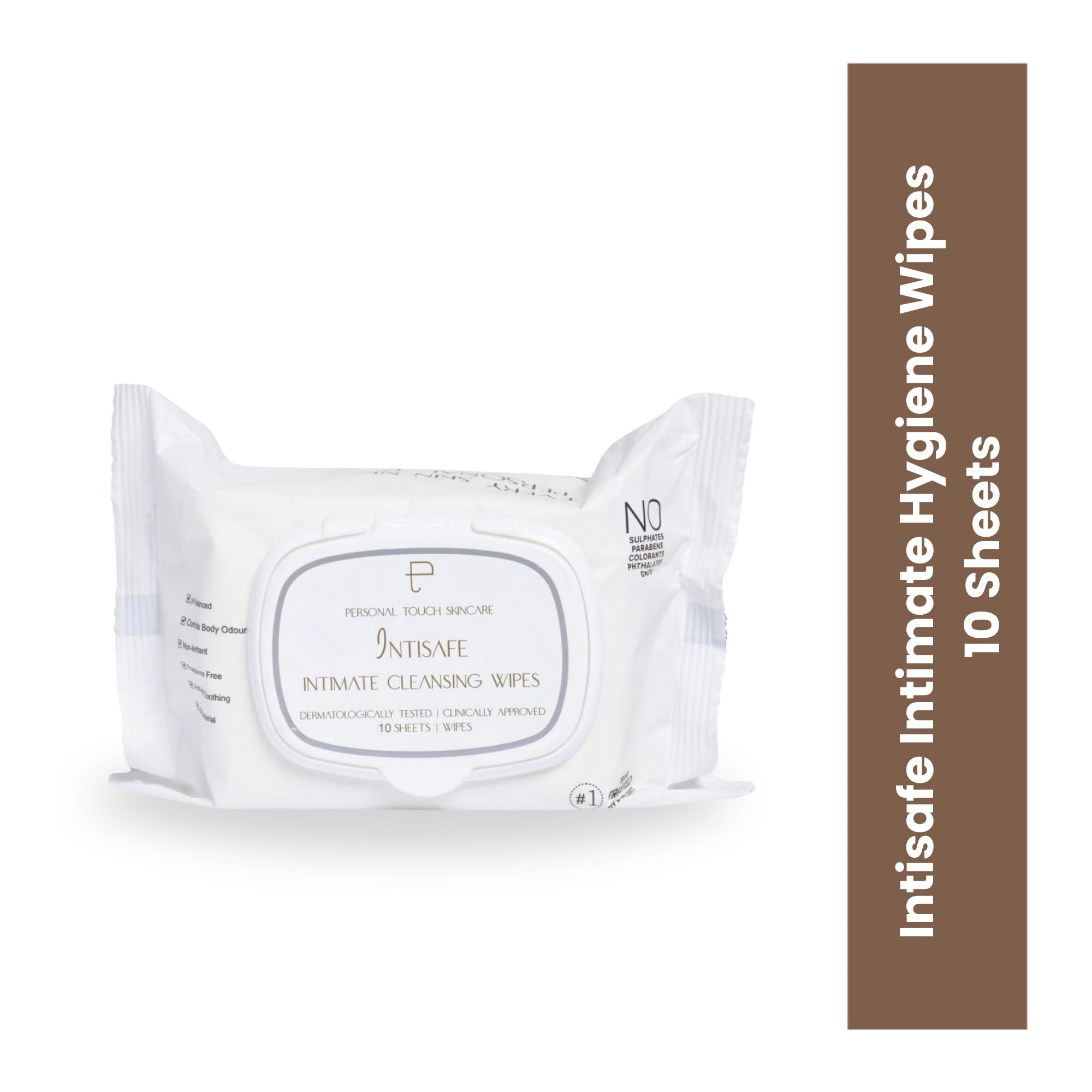 Personal Touch Intisafe Intimate Hygiene Wipes (10 Sheets) - Pack of 1