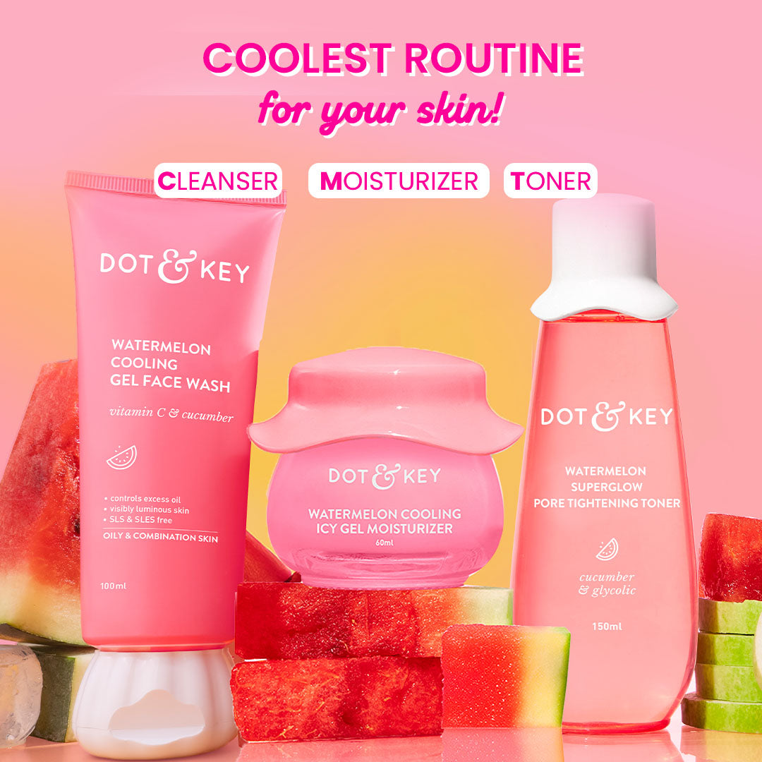 Dot & Key Watermelon Cooling CTM Combo - 310ml