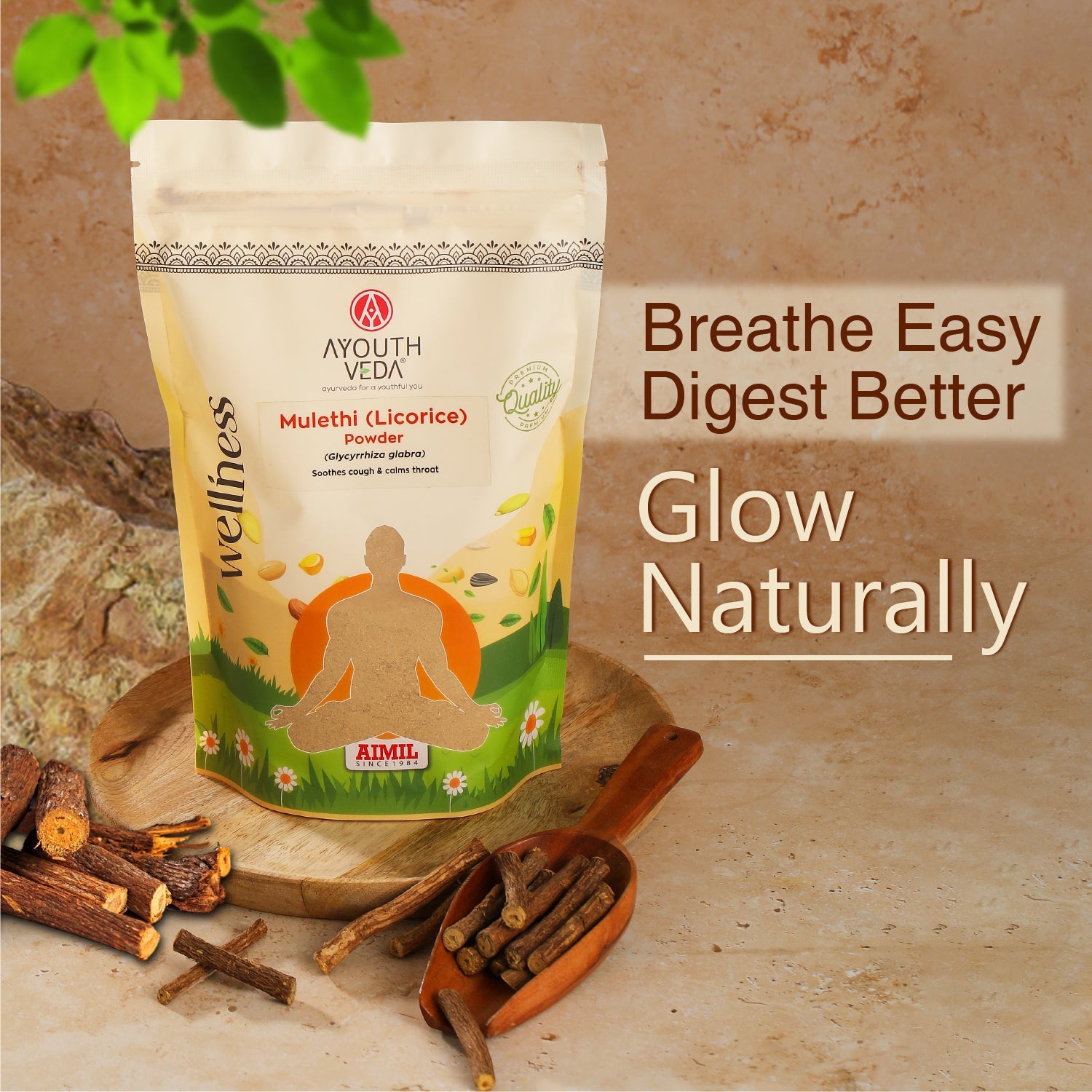 Ayouthveda Mulethi Powder / Madhuyasti