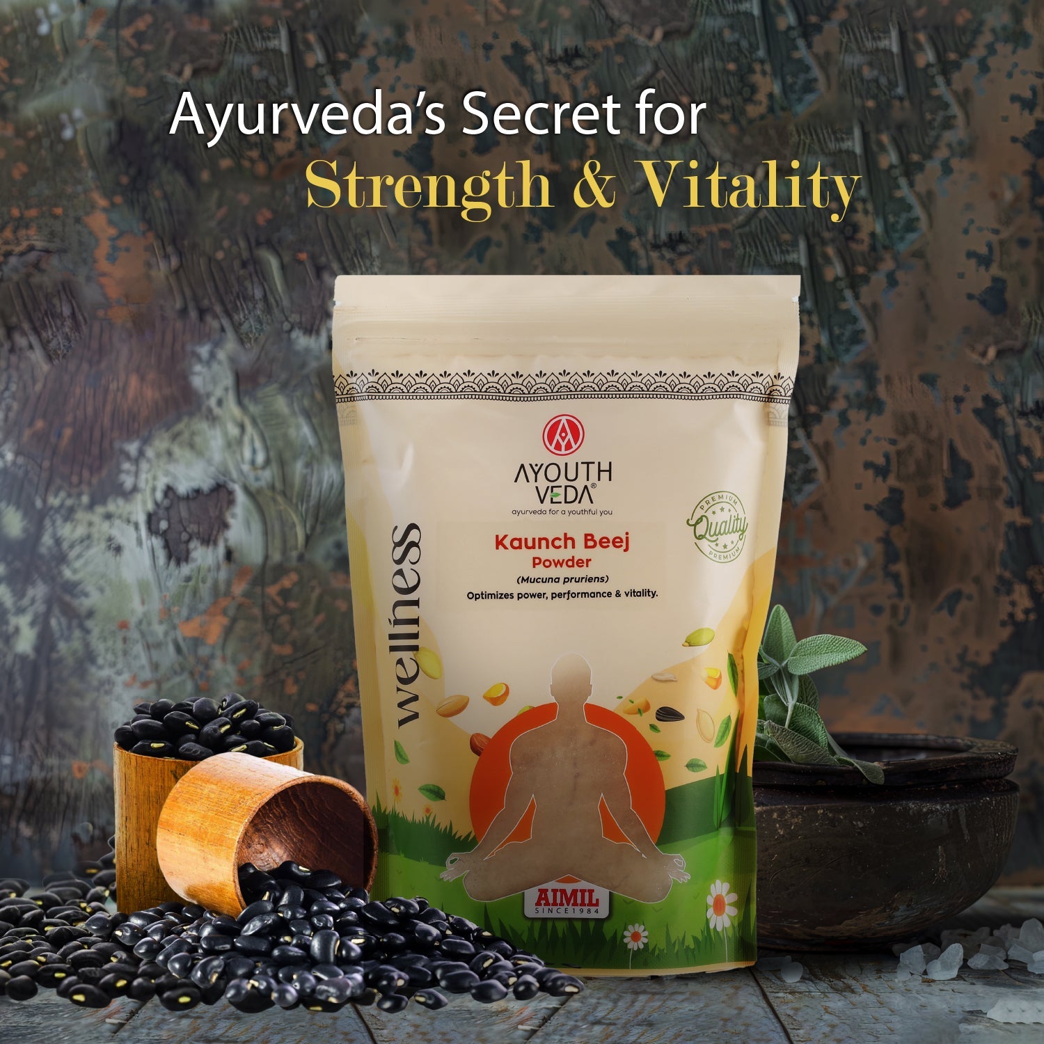 Ayouthveda Kaunch Seed (Mucuna Pruriens)