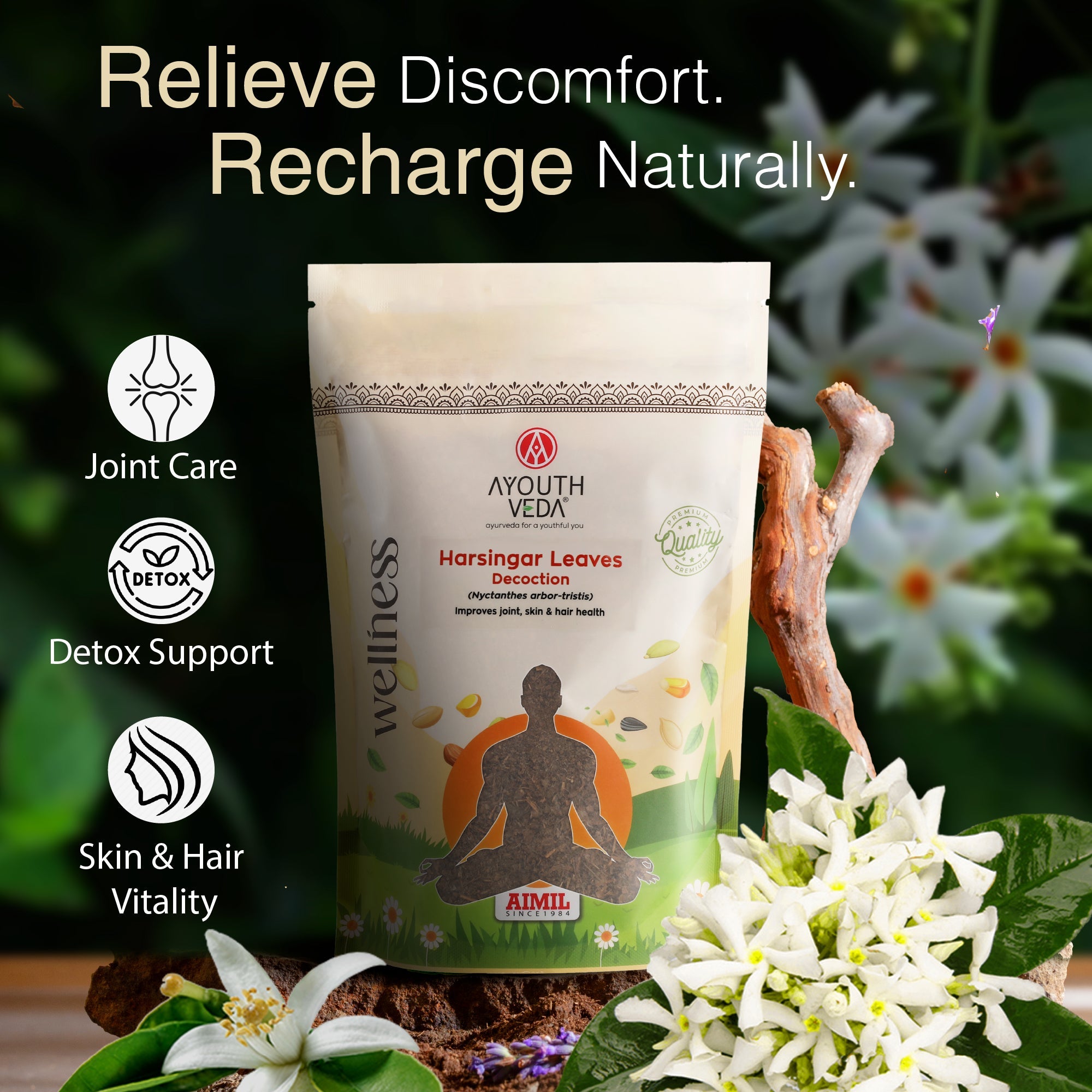 Ayouthveda Harsinghar Leaf Decoction