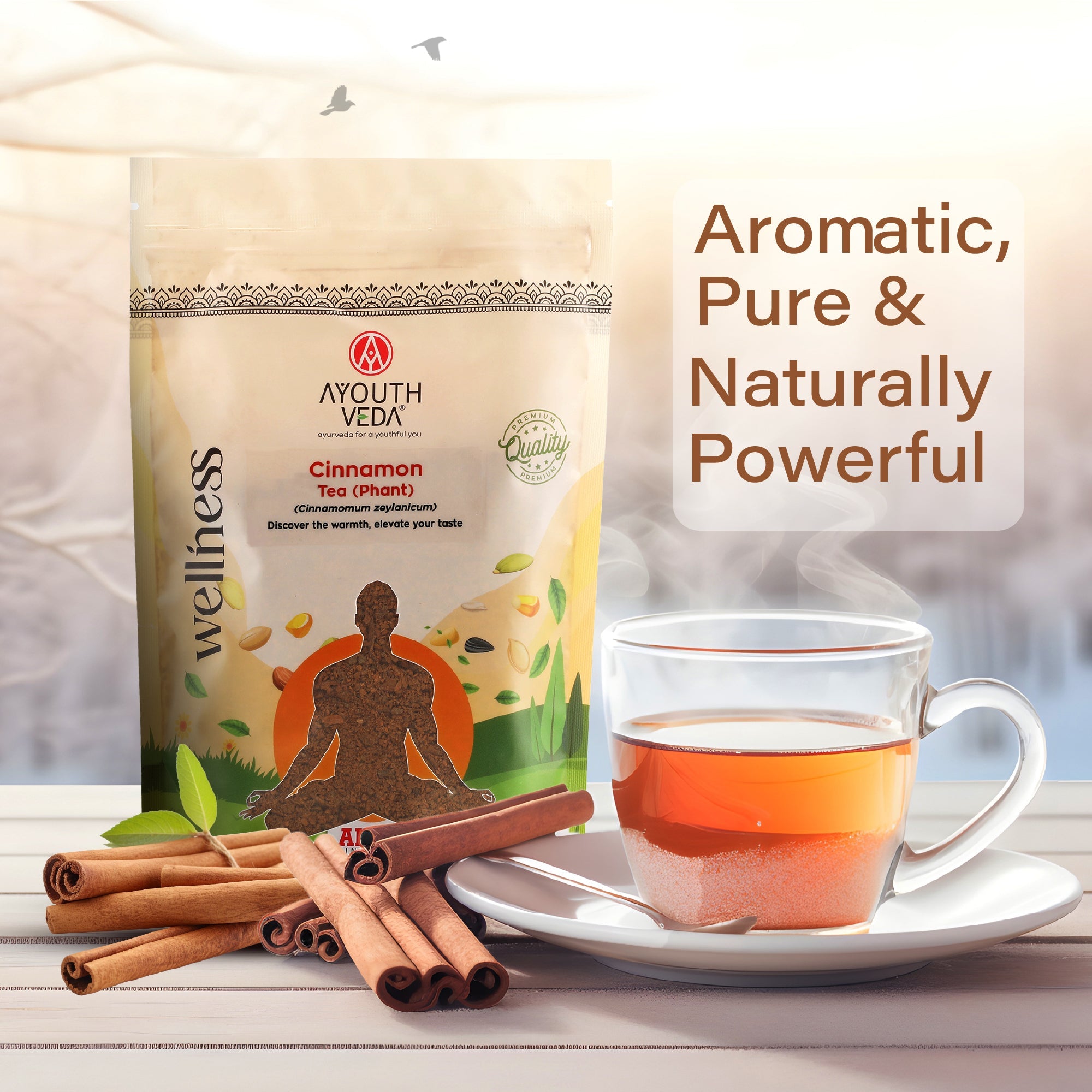 Ayouthveda Dalchini / Cinnamon Phant Tea