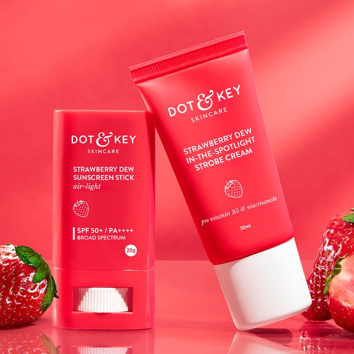 Dot & Key Strawberry Sunscreen Stick + Strawberry Strobe Cream