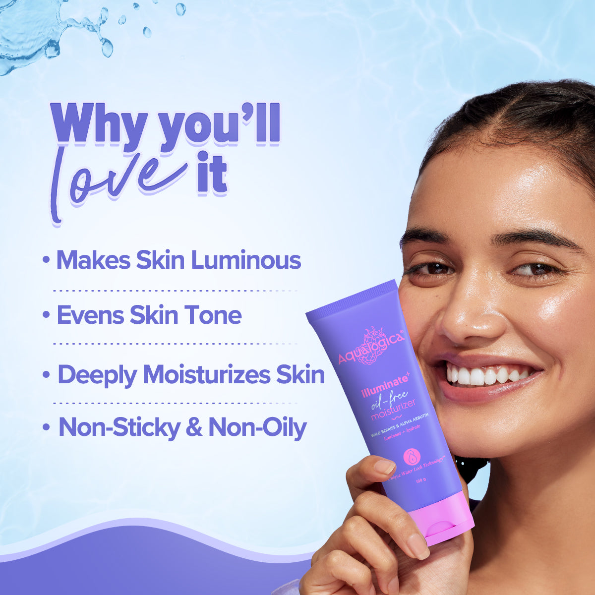 Aqualogica Illuminate+ Oil Free Moisturizer