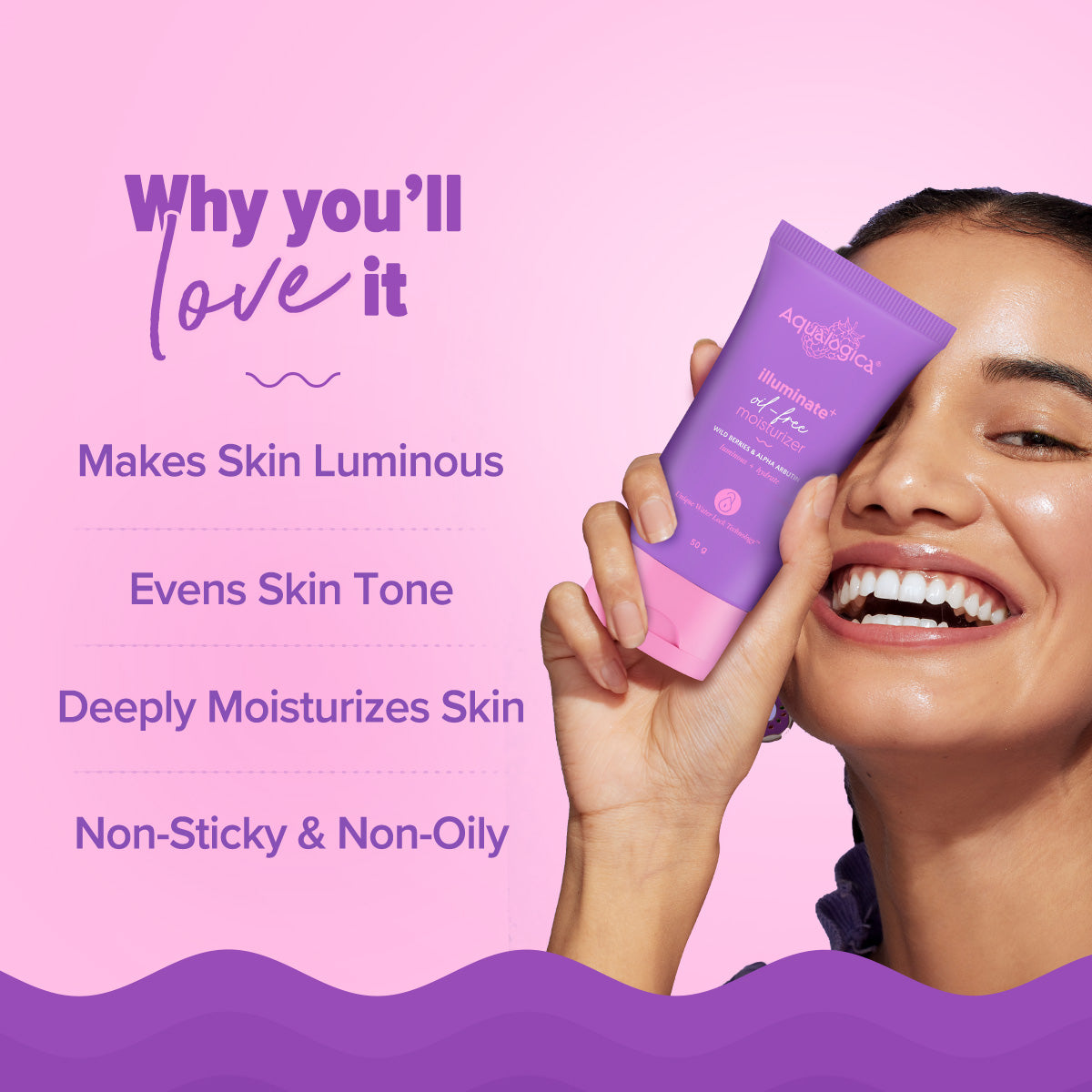 Aqualogica Illuminate+ Oil Free Moisturizer