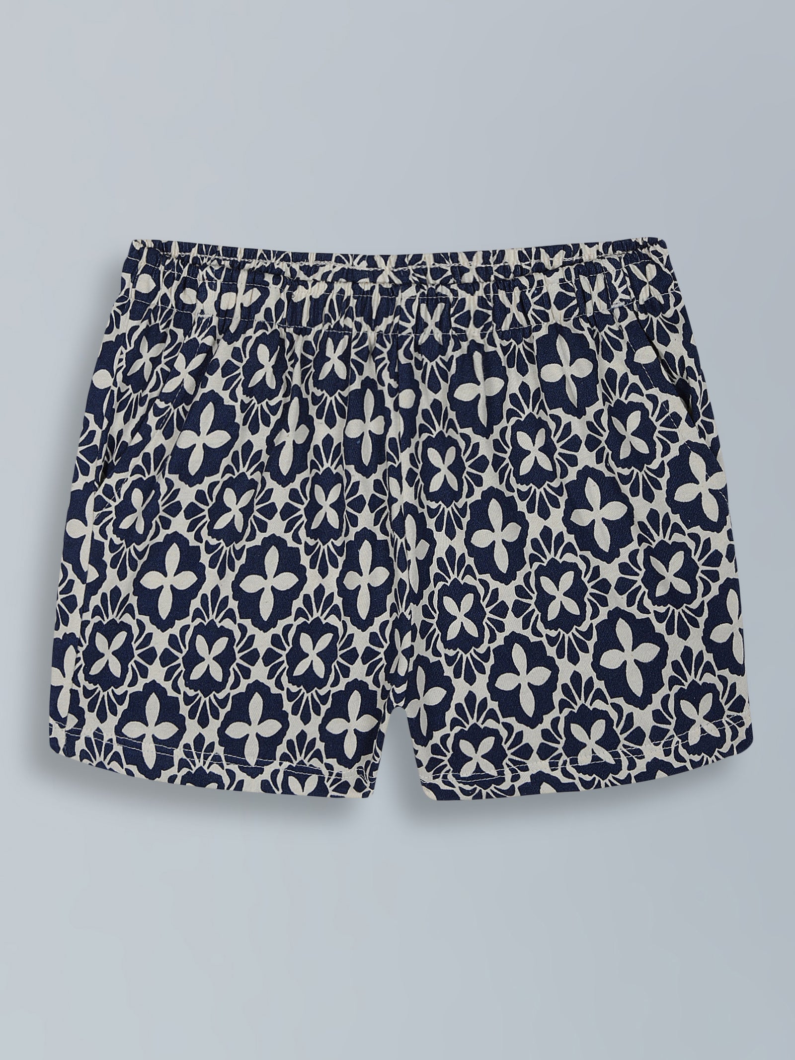 Urbanrac Girls Dark Navy Blue Shorts