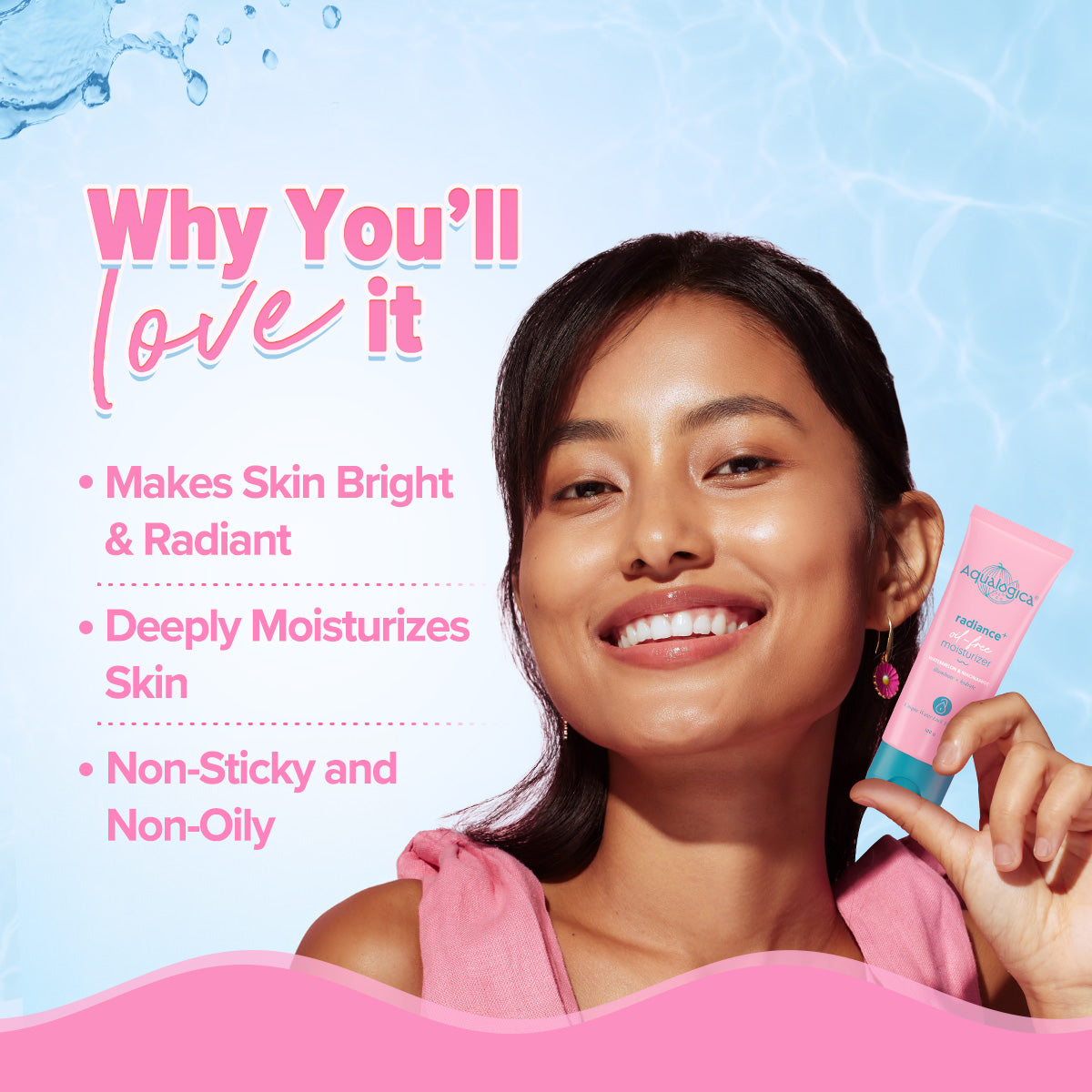 Aqualogica Radiance+ Oil Free Moisturizer
