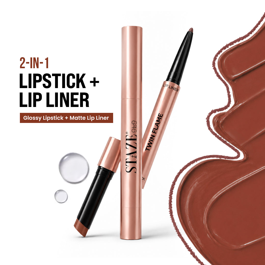 Staze Twin Flame 2in1 Lipstick + Lip Liner