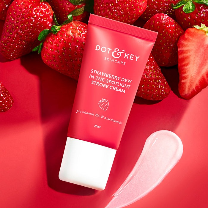 Dot & Key Strawberry Dew Strobe Cream for Face | For All Skin Types | 30ml