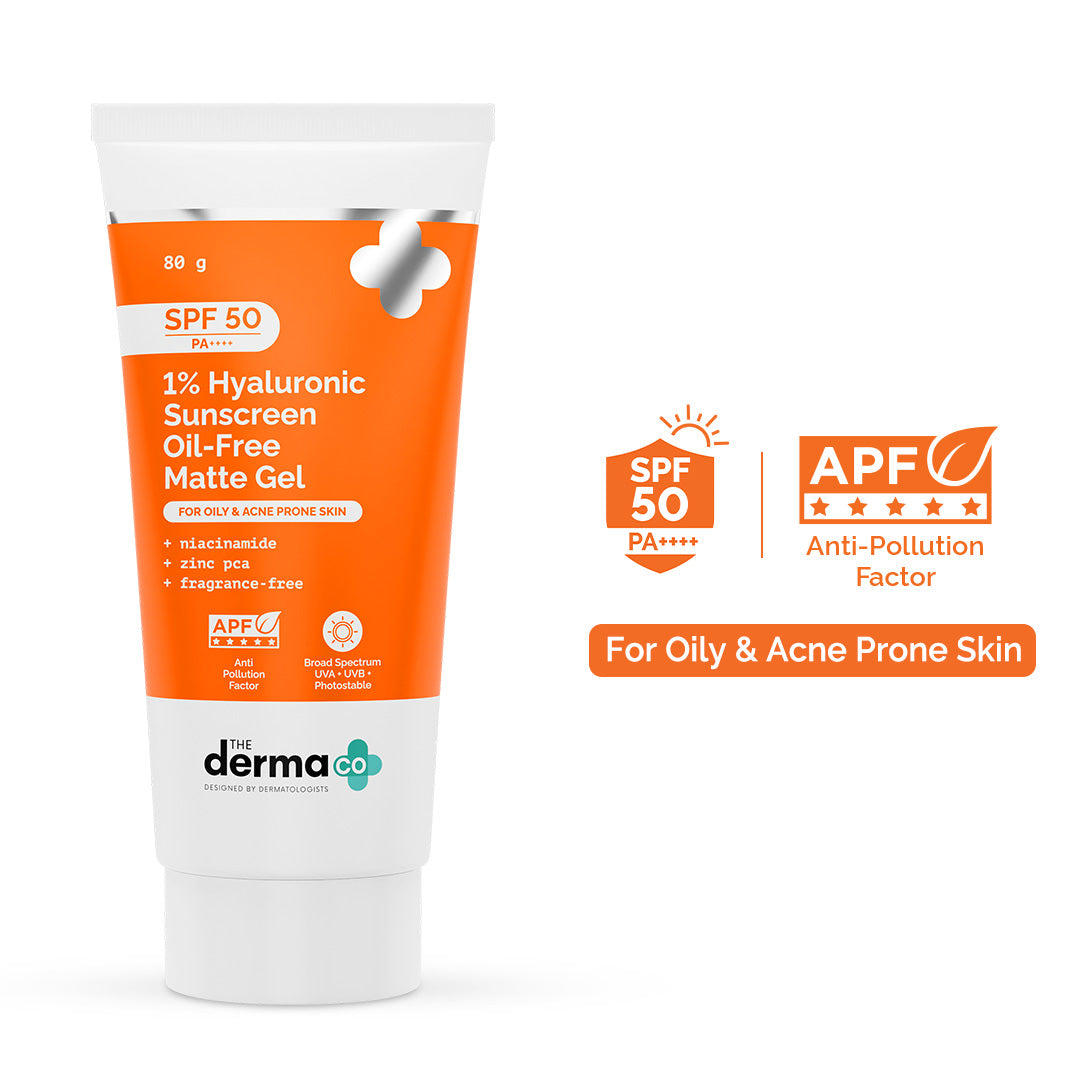 Derma Co 1% Hyaluronic Sunscreen Oil-Free Matte Gel In Vivo Tested