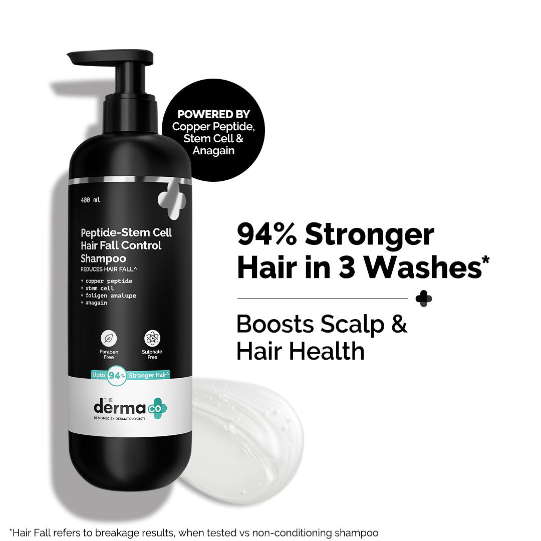 Derma Co Peptide-Stem Cell Hair Fall Control Shampoo