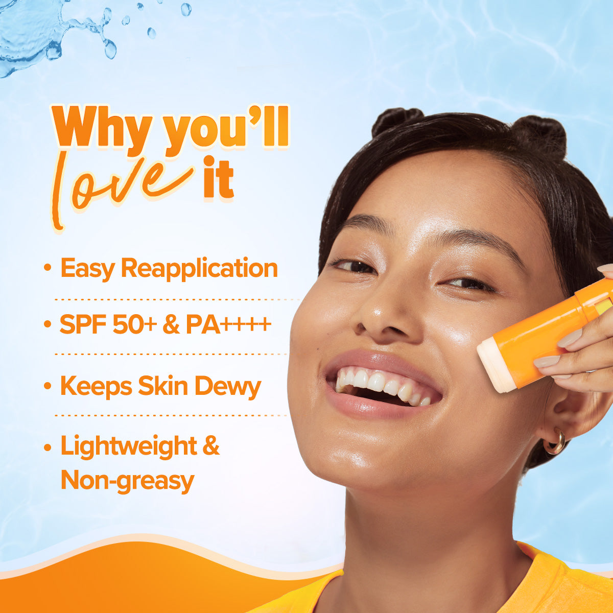 Aqualogica Glow+ Dewy Sunstick With Spf 50+ & Pa++++ - 20g