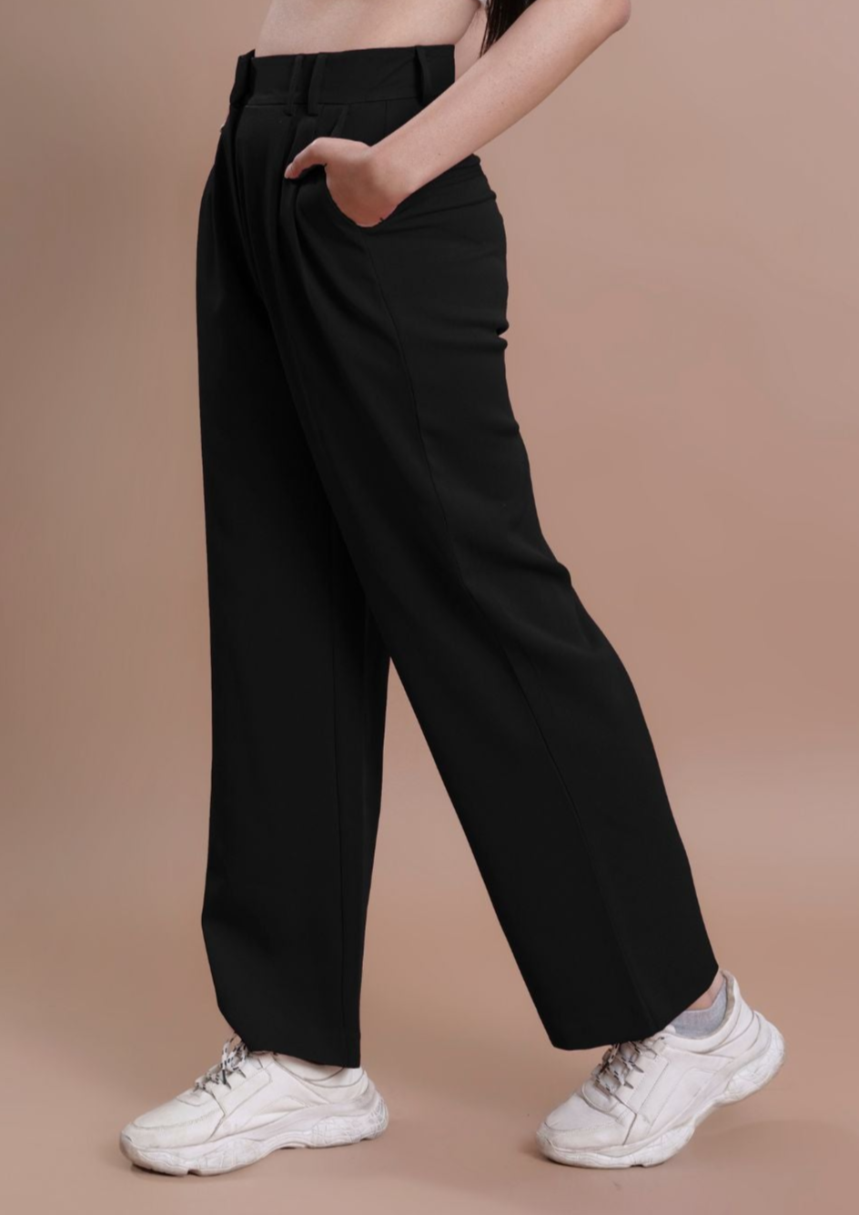 Studio OJS Ease Up On Trousers - Ruby Red