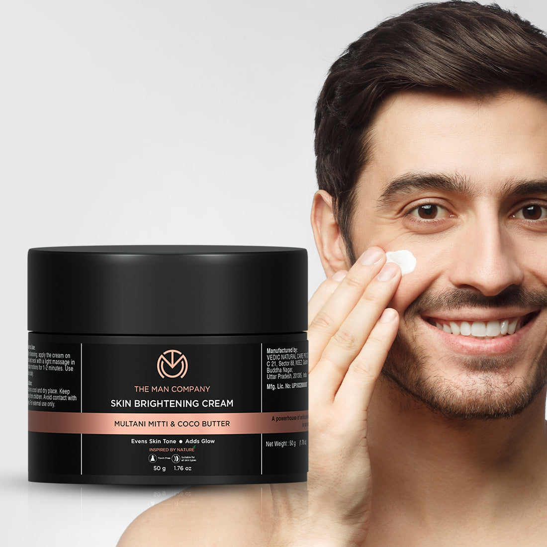 The Man Company Skin Brightening Cream - 50 gm