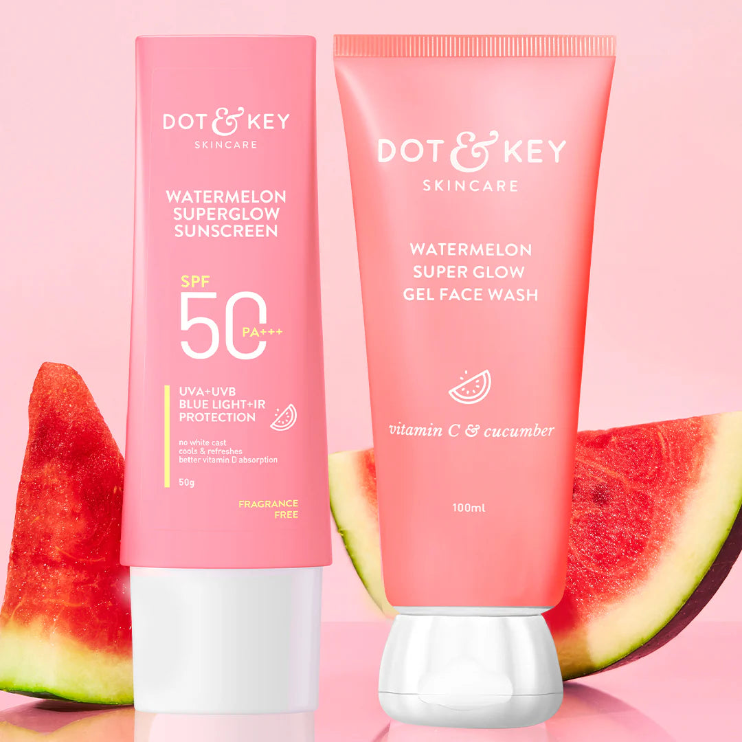 Dot & Key Watermelon Cooling Sunscreen + Face Wash
