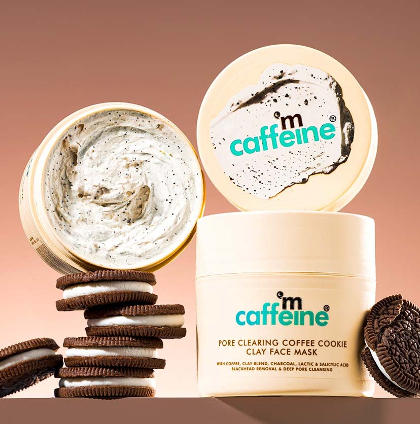 mCaffeine Pore Cleanse Coffee Cookie Detan Face Mask - 100gm