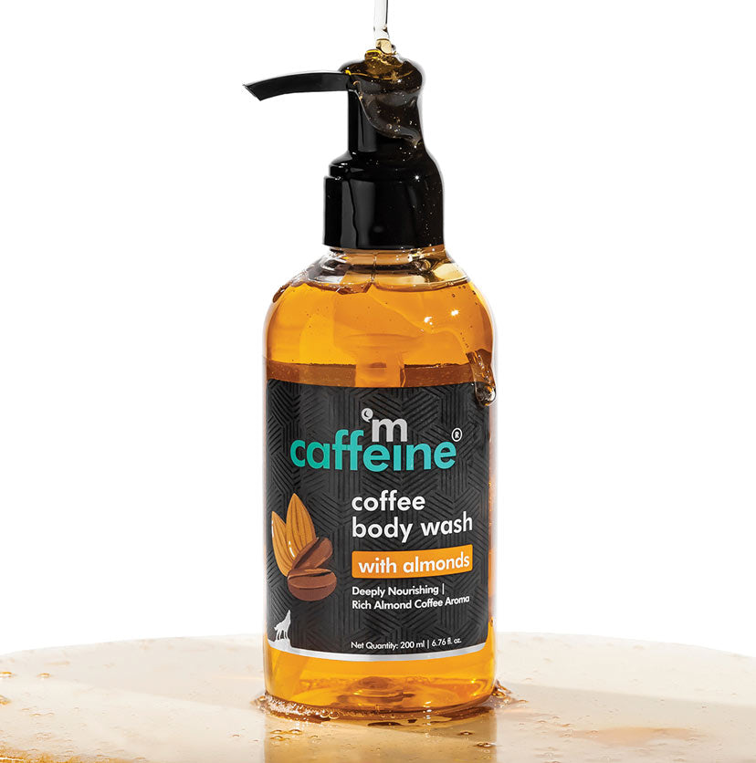 mCaffeine Coffee Body Wash With Almonds -200ml