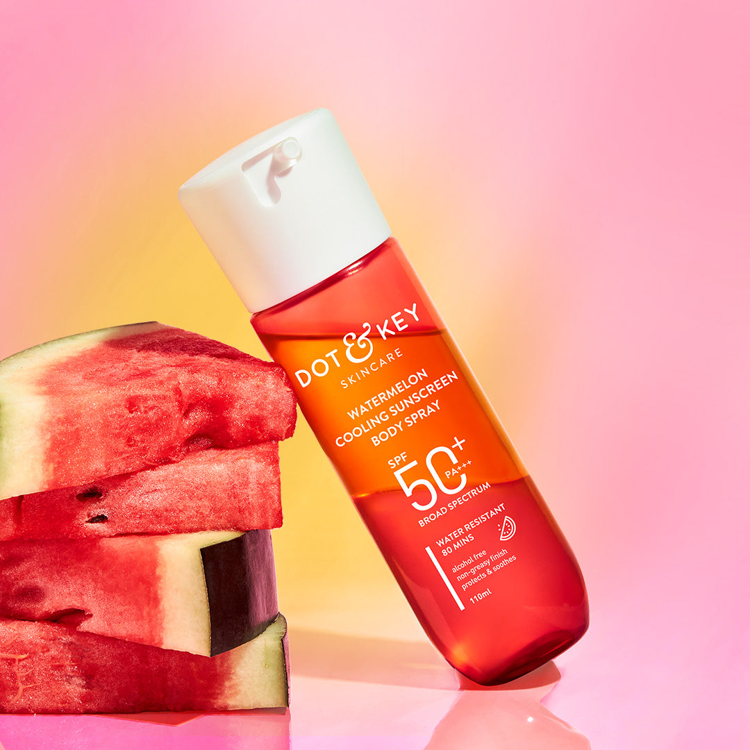 Dot & Key Watermelon Cooling Sunscreen Body Spray In-Vivo Tested SPF 50+ PA+++ - 110ml