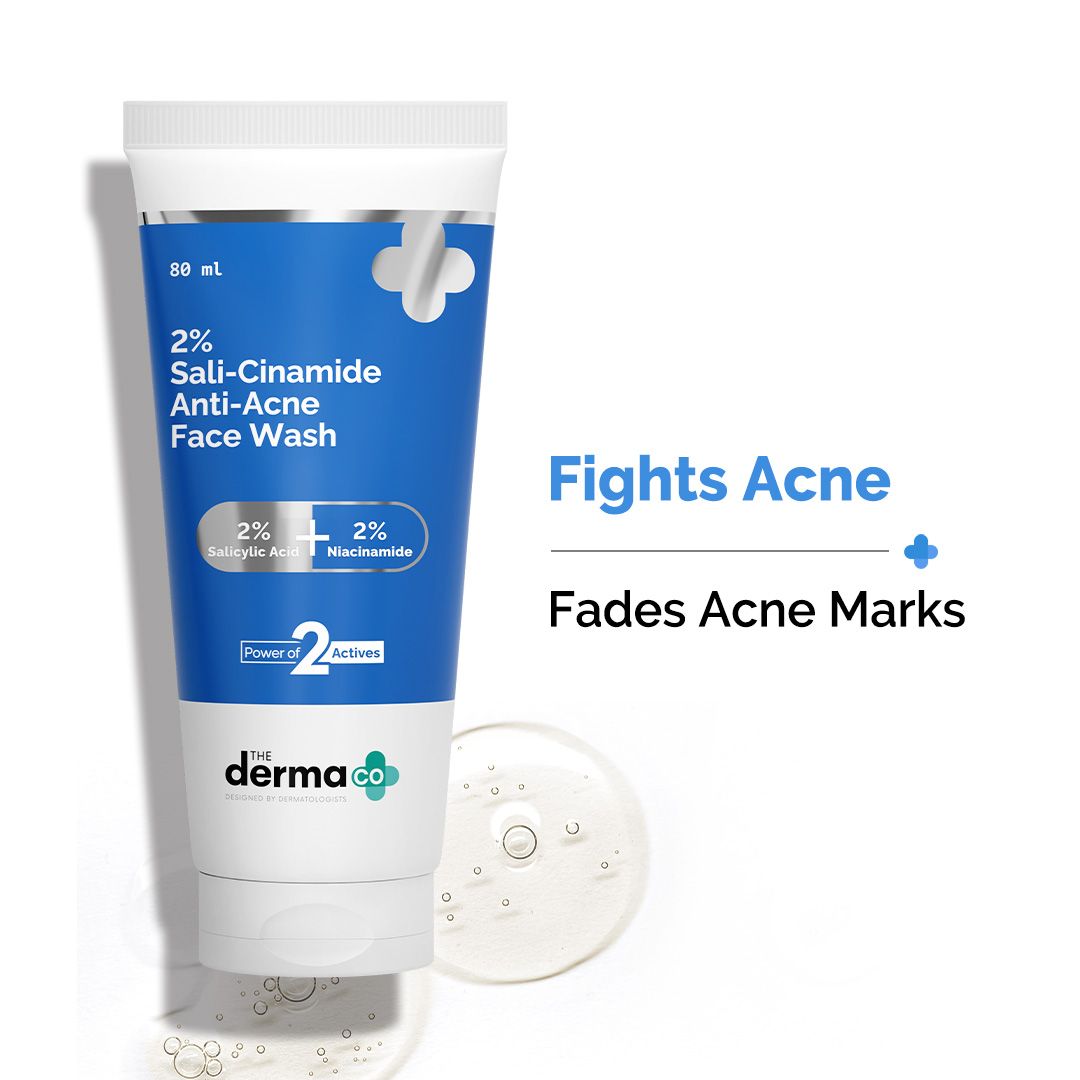Derma Co 2% Sali-Cinamide Anti-Acne Face Wash