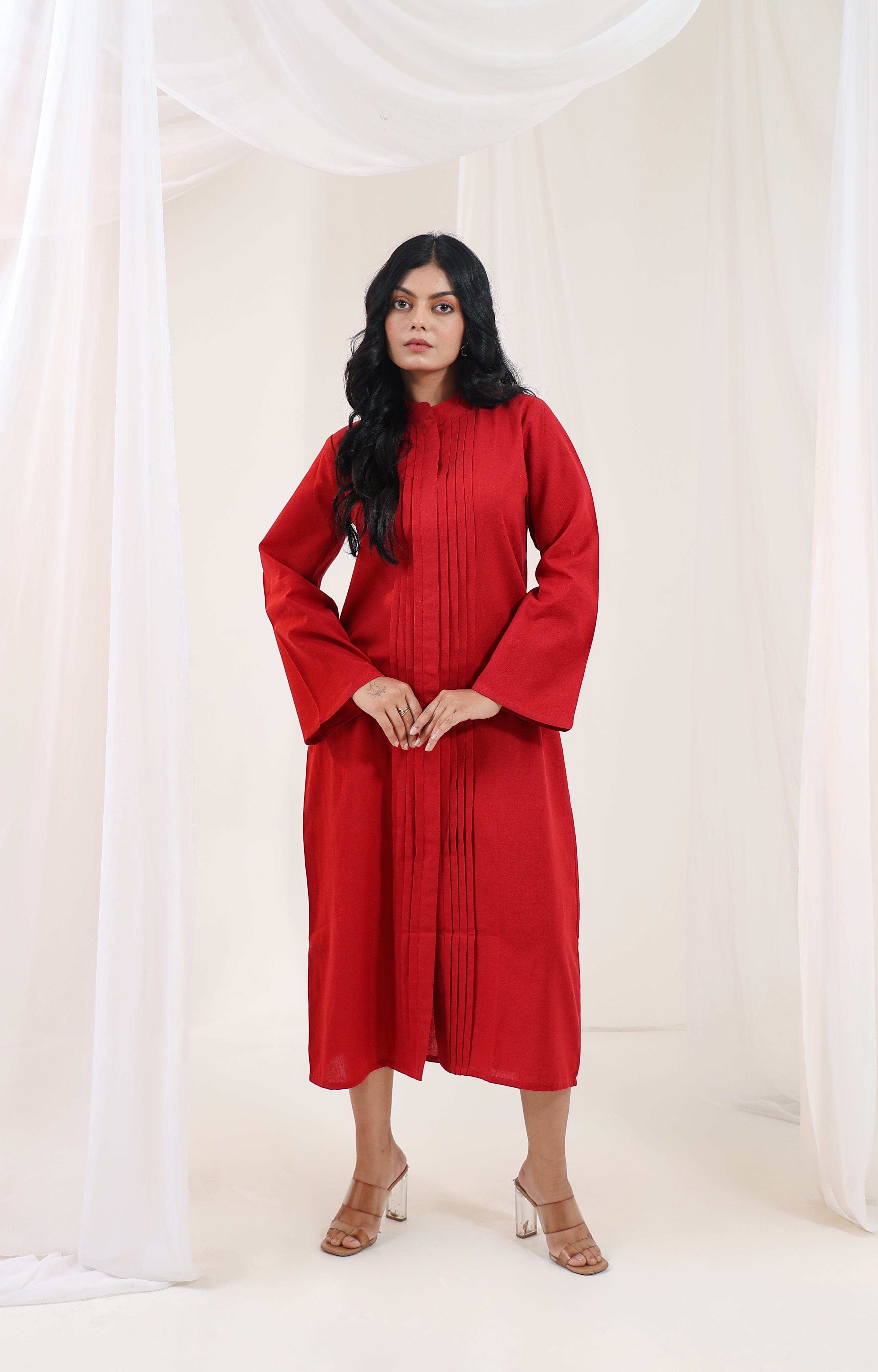 Sugnaa Pleated Long Kurta