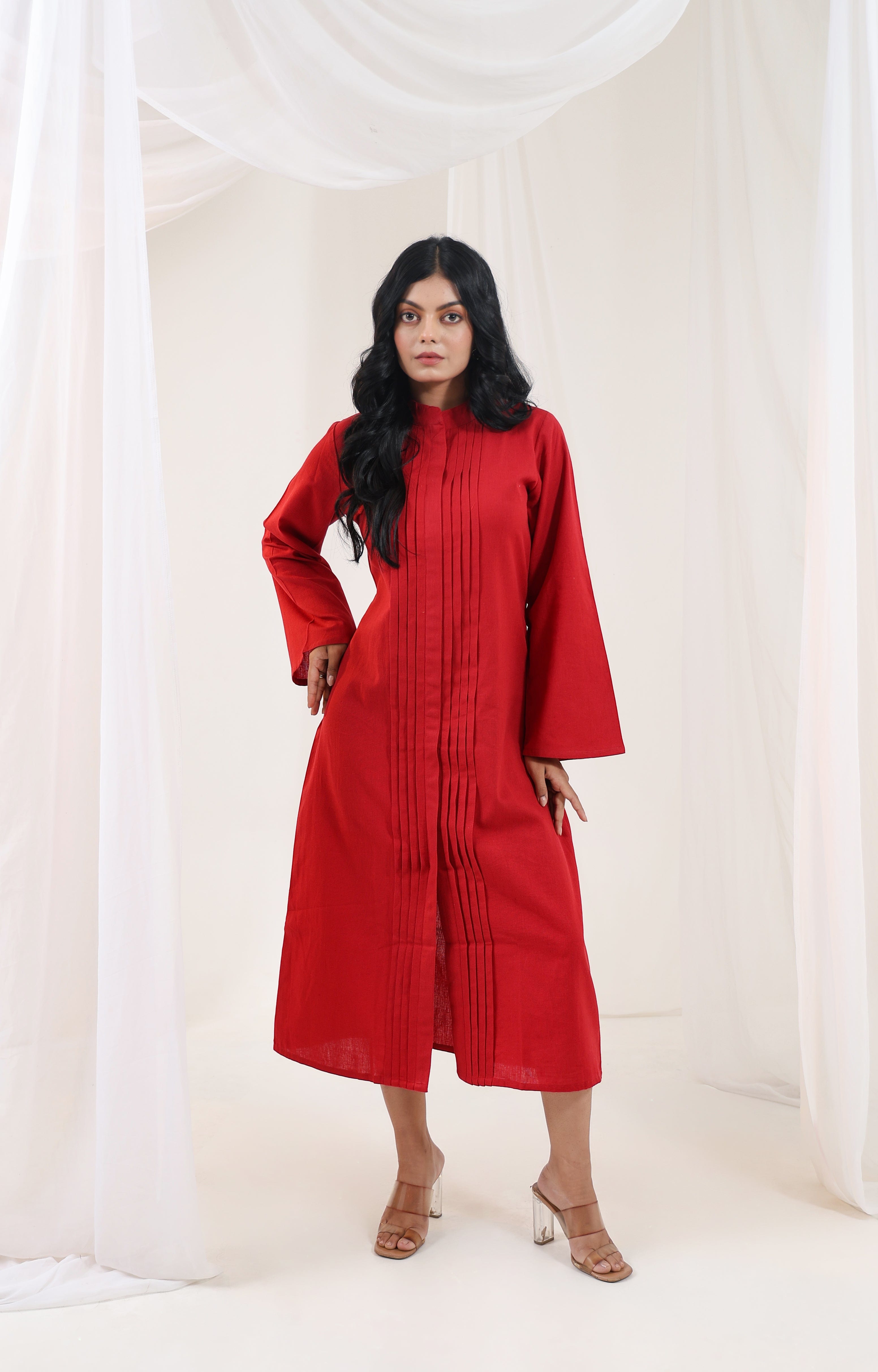 Sugnaa Pleated Long Kurta