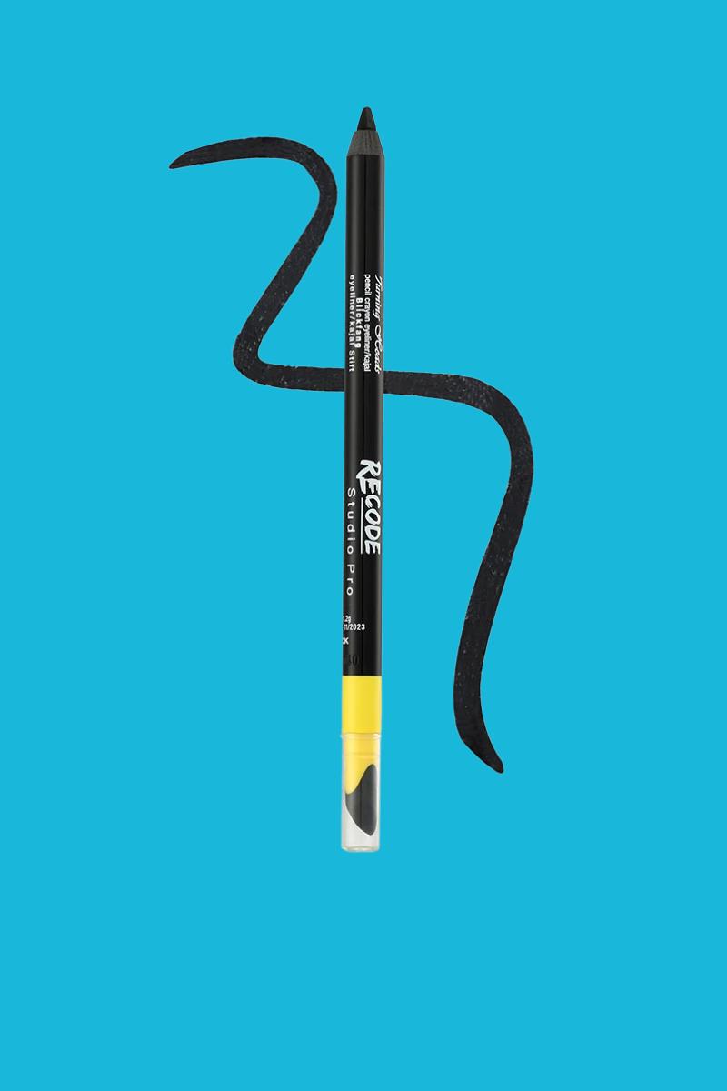 Recode Turning Heads Crayon Gel Eyeliner/Kajal- 01- Black
