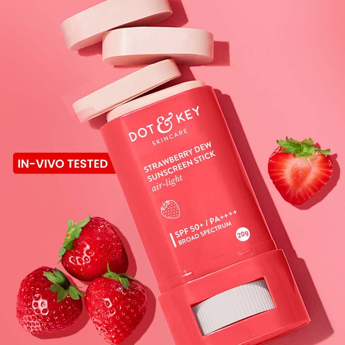Dot & Key Strawberry Dew Sunscreen Stick SPF 50+ PA++++