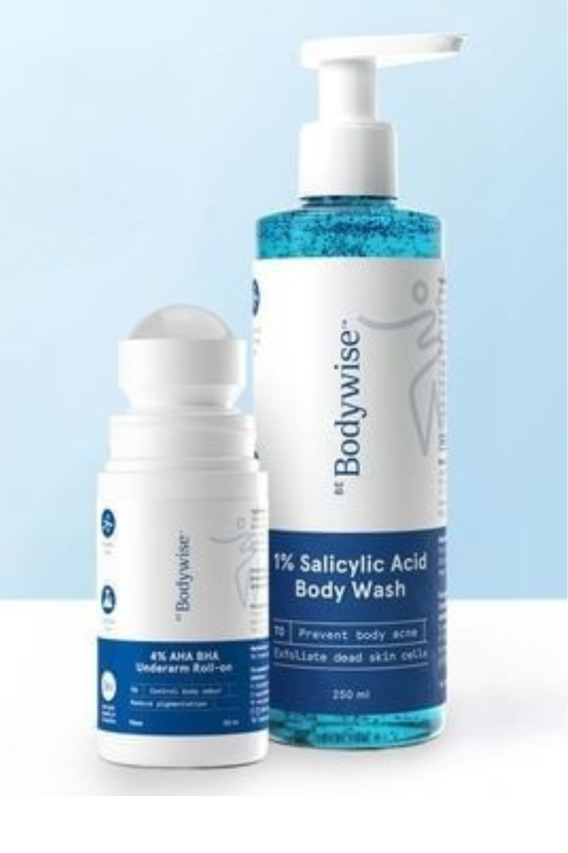 Be Bodywise Flora Underarm Roll On + Salicylic Acid Body Wash